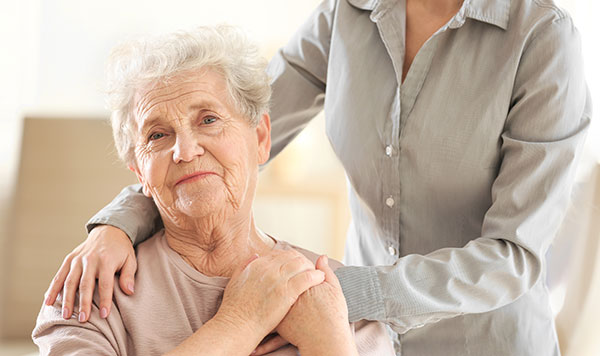 Senior parent with child